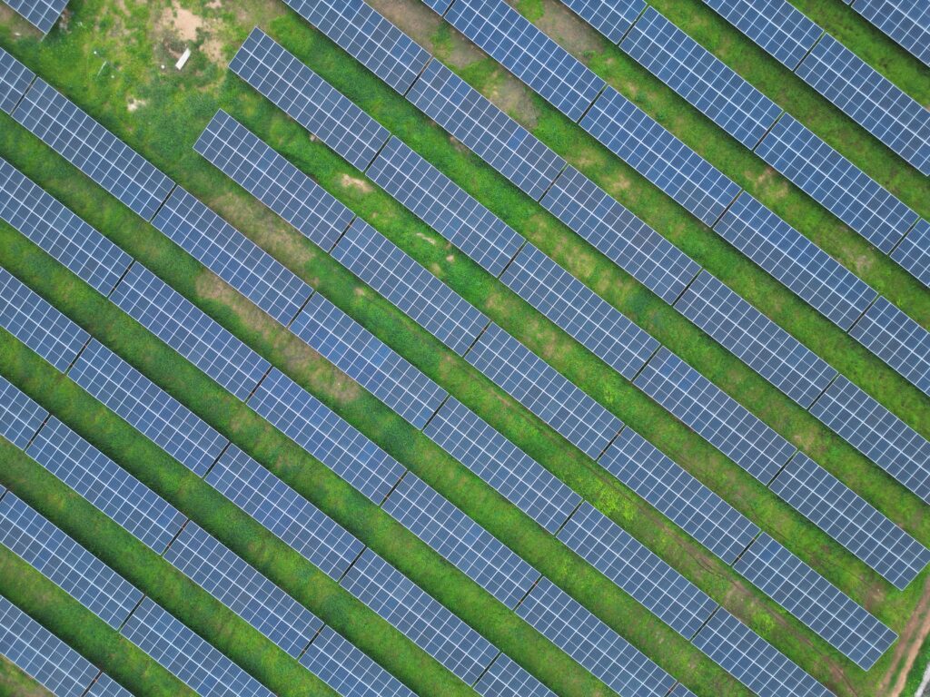 photo — ground-mount array